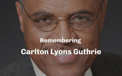 Remembering Carlton Lyons Guthrie
